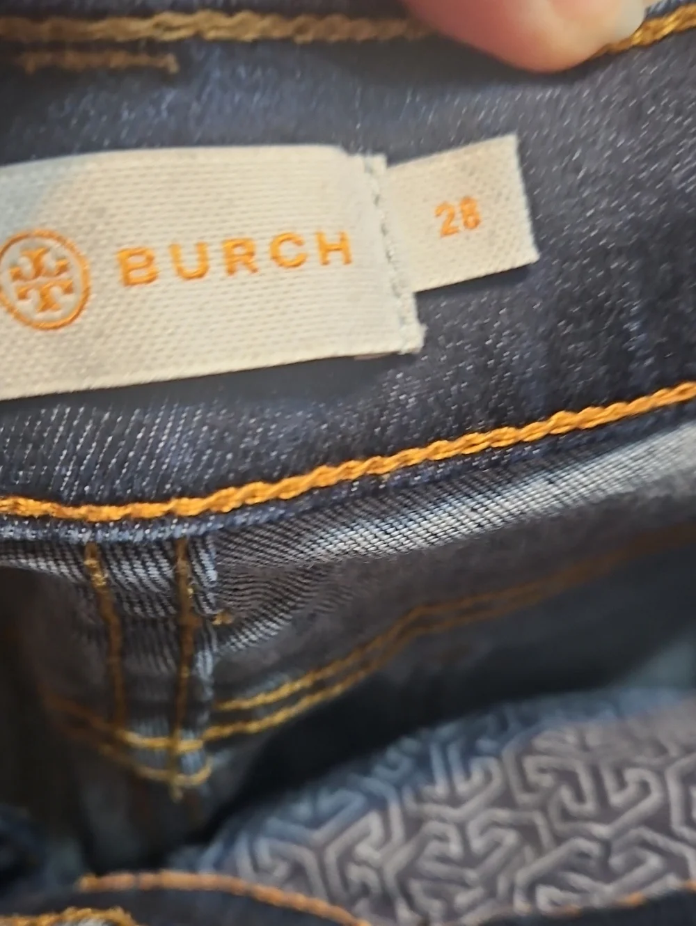 Tory Burch Straight-Leg Mid-Rise Ankle Jeans